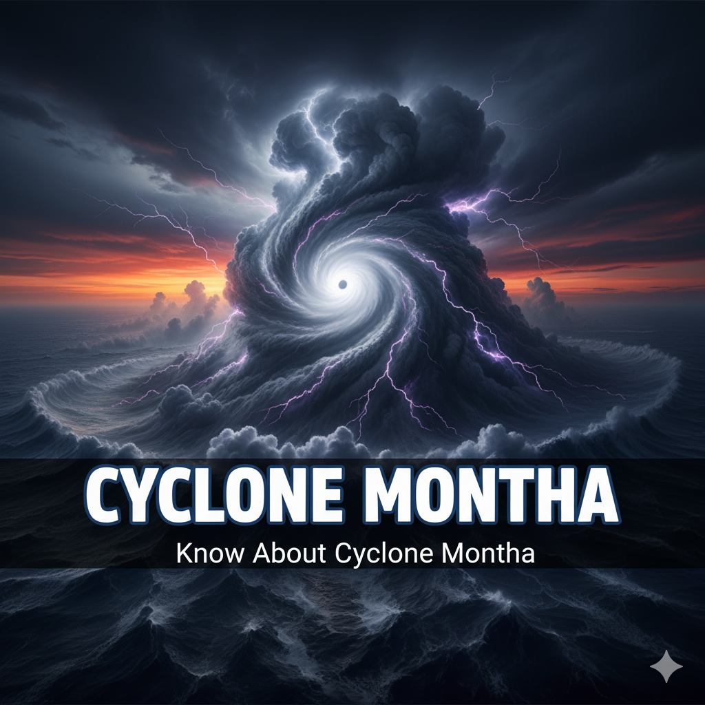 चक्रवाती तूफान मोंथा के बारें में जानें -(What is Cyclone Montha ?)