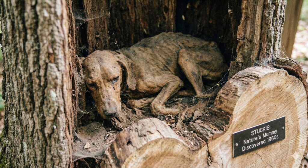 Stuckie: एक ऐसे कुत्ते की दास्तान जिसे कुदरत ने खुद ‘ममी’ बना दिया।